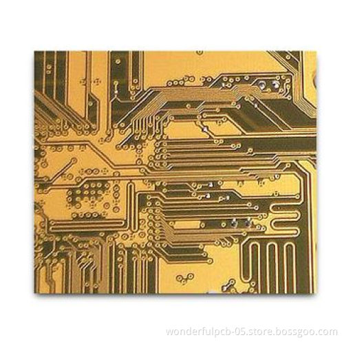 Immersion Gold Double-sided PCB for Wireless Phone, with >6H Solder Mask Abrasion
